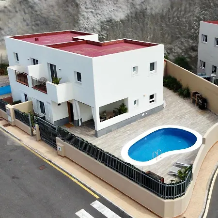 Luxury San Borondon Private Heated Pool Free Car Except Christmas Villa Costa Adeje (Tenerife)